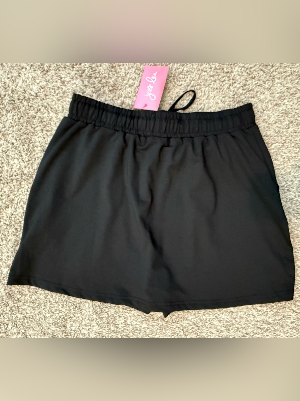 Jess Lea Black Drawstring Pull-On Skort - Picture 7 of 7